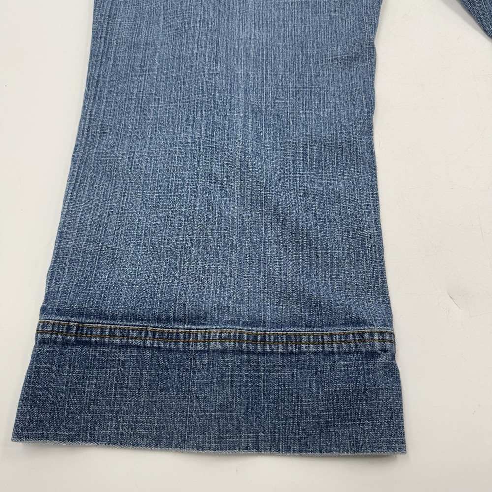 Coldwater Creek Capri Women's size 12 Medium Wash Blue Denim jeans - Picture 13 of 16